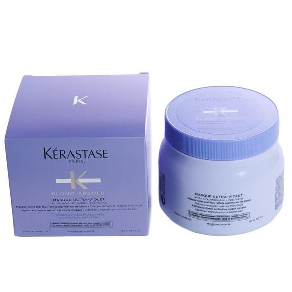Kerastase Blond Absolu Masque Ultra-Violet Anti-Brass Blonde Perfecting 16.9 oz